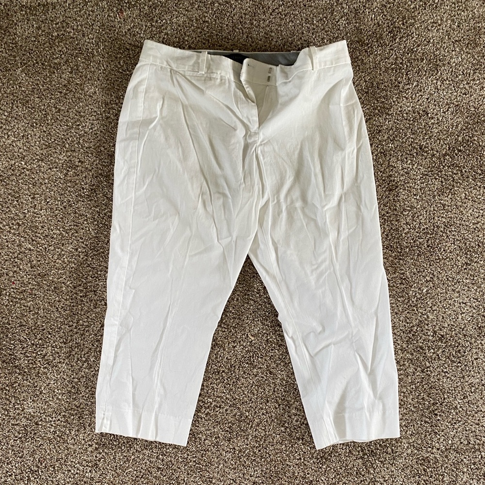 NWT Talbots Curvy Petite Pedal Pusher Capris